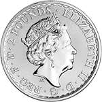 UK 2018 Great Britain Silver Britannia 1 Oz FIVE-2