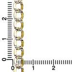 10K Diamond Cut Gold HOLLOW ITALY CUBAN Chain -4