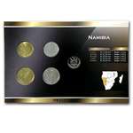 NA 1993 -2009 Namibia 5 Cents-5 Dollars Coin Set-2