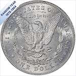 1878-1904 Morgan Silver Dollar BU Two Coins Bril-2