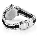 Galaxy Midsize Diamond Watch Black Ceramic 1.25C-2