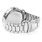 Mens Diamond Watch 0.12Ct Stainless Steel Band-2