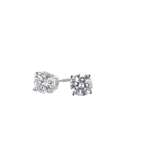 IGI Certified 18K Gold Lab Diamond Stud Earrings-4