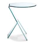 Journey Side Table In Glass Finish, Clear-2