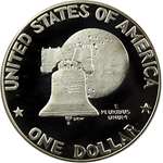 1976 S Eisenhower Proof 40 Silver Dollar Choice-2