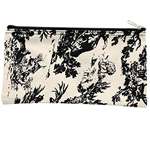 French Toile Makeup Brush Bag 10-Inch-2