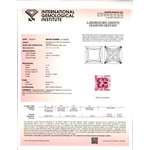 1.59 Ct. | Princess | Crocus Pink Color | VS1 Cl-2