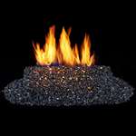 1/4 Inch Premium Reflective Black Fire Glass - 1-2