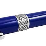 Piacere Chrome Cobalt Blue Micro Ballpoint Pen I-4