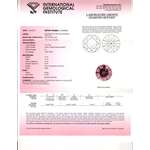 0.46 Ct. | Round | Medium Raspberry Color | SI2-2