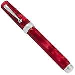 Micra Sterling Silver Red Medium Fountain Pen IS-2