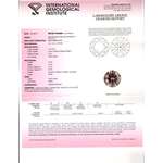 0.95 Ct. | Round | Medium Raspberry Color | VVS2-2