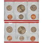1992 P D US Mint 10-Coin Mint Set Uncirculated-2
