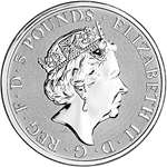 2018 UK Great Britain Silver Queens Beast Unicor-2