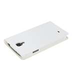 Brushed White Samsung Galaxy S4 Flip Cover Case-4