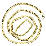 14K YELLOW Gold SOLID ITALY CUBAN Chain - 24 Inc-2