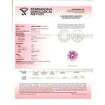 0.78 Ct. | Round | Light Raspberry Color | VS1 C-2