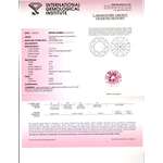 0.52 Ct. | Round | Light Raspberry Color | VS1 C-2