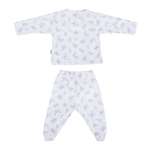 Turkish Cotton Butterfly Print Footie And Kimono-2