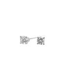 IGI Certified 14K Gold Lab Diamond Stud Earrings-4