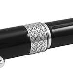 Piacere Chrome Jet Black Micro Ballpoint Pen ISP-4