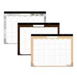 Undated Desk Pad 22 X 17 1-Pack, Wood Patterns-2