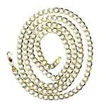 10K Diamond Cut Gold HOLLOW ITALY CUBAN Chain -2