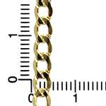 10K YELLOW Gold HOLLOW ITALY CUBAN Chain - 24 In-4