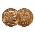 1899-1914 France Rooster 20 Francs Gold Coin-2