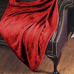 Luxury Fleece Throw Blanket-Red-Other Colors Ava-2