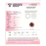 0.92 Ct. | Round | Light Raspberry Color | VVS2-2