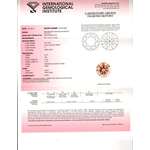 0.84 Ct. | Round | Bubble Gum Pink Color | I(1)-2