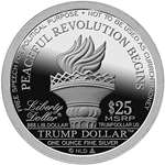 2017 DONALD TRUMP INAUGURAL SILVER DOLLAR COIN 2-4