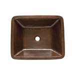 LREC19DB Hammered Bathroom Sink, Oil Rubbed Bron-2