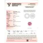 1.03 Ct. | Round | Crocus Pink Color | VS1 Clari-2