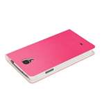 Brushed Pink Samsung Galaxy S4 Flip Cover Case B-4