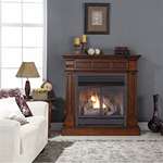 Dual Fuel Vent Free Gas Fireplace - 32,000 BTU,-4