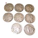 7-U.S. Indian Head Buffalo Nickels Nickel-Grab B-4