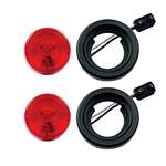 CL-22120-R2K Pair Of LED 2 And Round Red Clearan-4