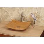 BAC-04 Bamboo Square Above Counter Bathroom Sink-2