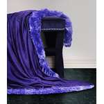 Faux Fur Mink Reversible Throw- 50 X 60-Decorati-2