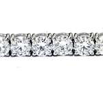 12.36 Ct Diamond Tennis Bracelet 18K White Gold-2