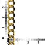 10K YELLOW Gold HOLLOW ITALY CUBAN Chain - 24 In-4