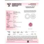 0.96 Ct. | Round | Crocus Pink Color | SI2 Clari-2