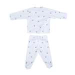 Bahar Bebe Turkish Cotton Sailboat Print Footie-2