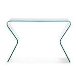 Modern Respite Console Table, Clear-2