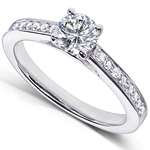 IGI Certified USA Lab Grown Diamond Engagement R-2