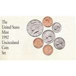 1992 US Mint Uncirculated Coin Set U92 OGP-4