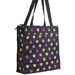 Multicolor Pawprint Travel Tote Bag 12-Inch-2