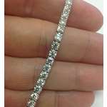 7 Ct Round Lab Grown Diamond Tennis Bracelet 14K-2